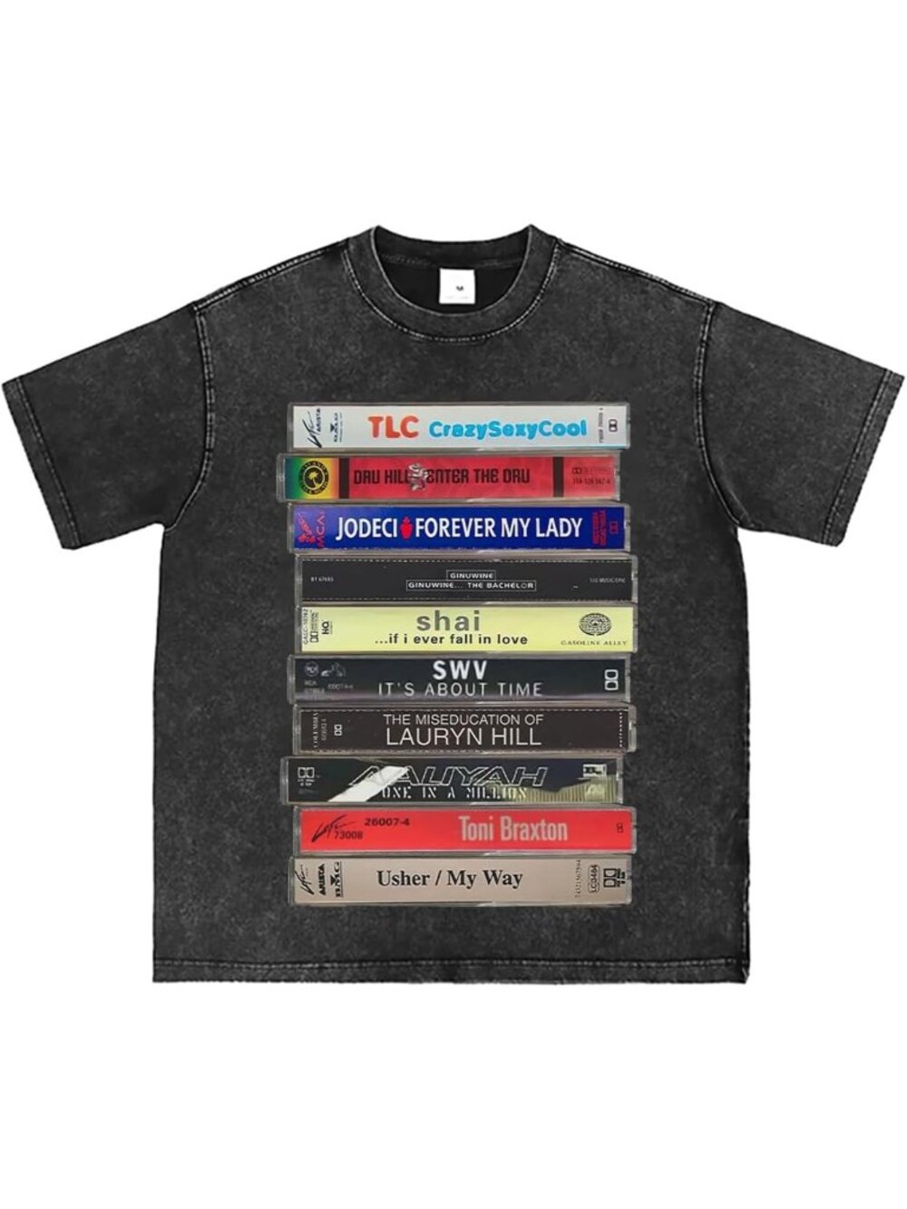 Retro 90s R&B Music Graphic Tee | Vintage Cassette Tape Unisex T-Shirt